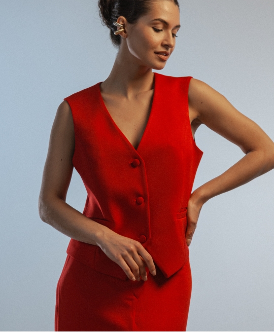 Жилет (красный)