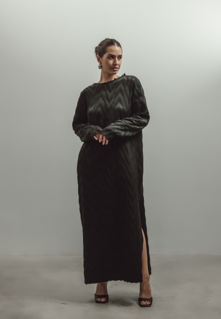 Платье макси Enigma (черный)