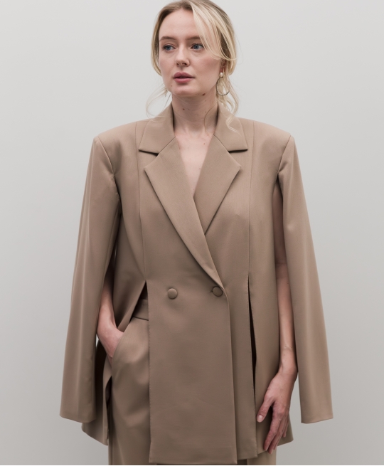 Жакет-кейп (беж) Жакет-кейп (беж)