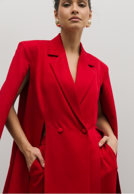 Жакет-кейп (red)