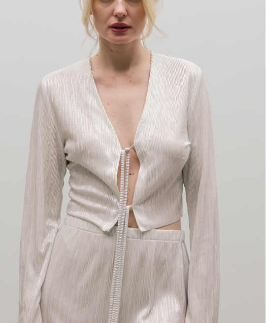 Блуза гофре (silver)