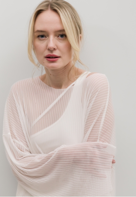 Туника сетка (белый)