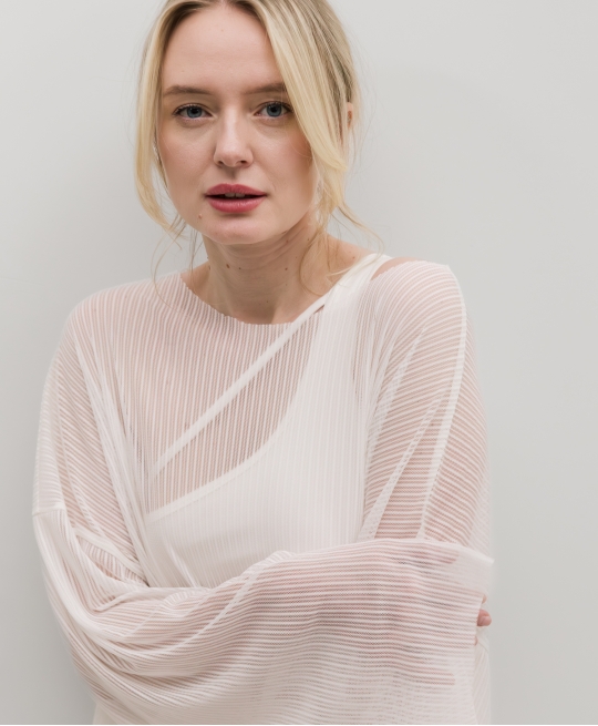 Туника сетка (белый)