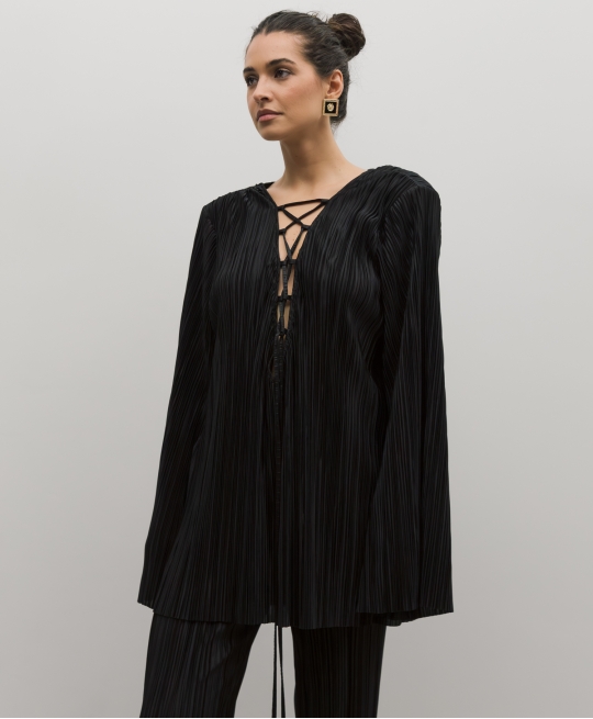 Туника гофре (черный)