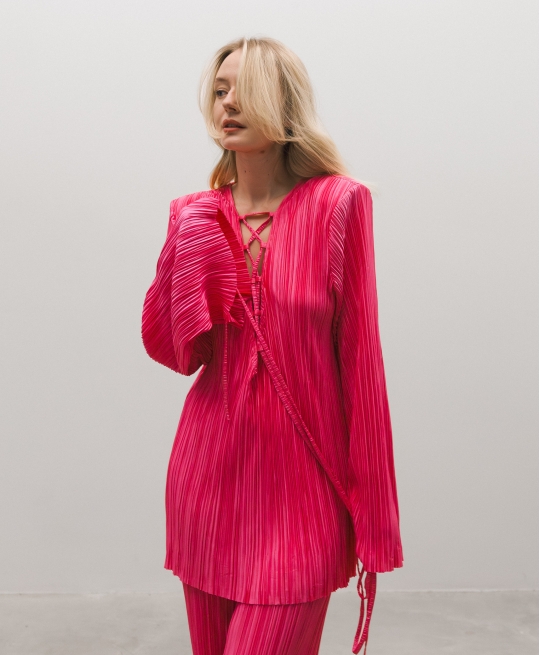 Туника гофре (фуксия)