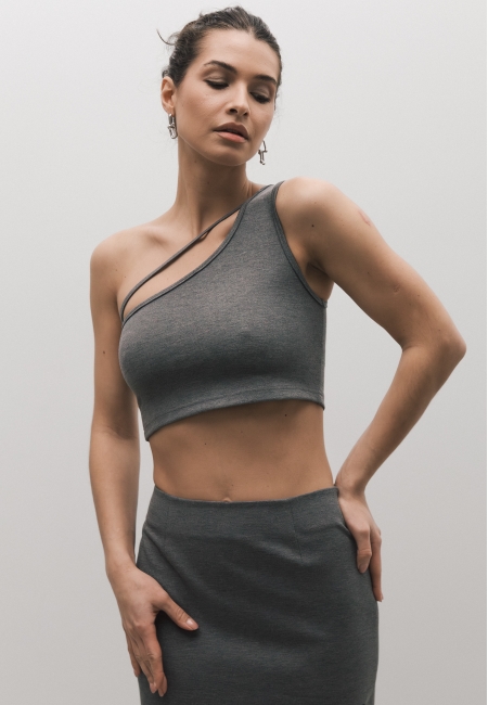 Топ асимметричный (серый)