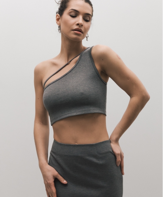 Топ асимметричный (серый)