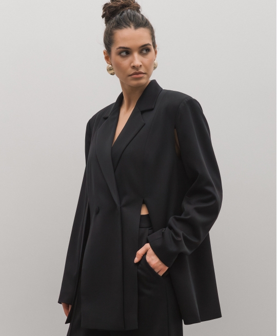 Жакет-кейп (черный) Жакет-кейп (черный)