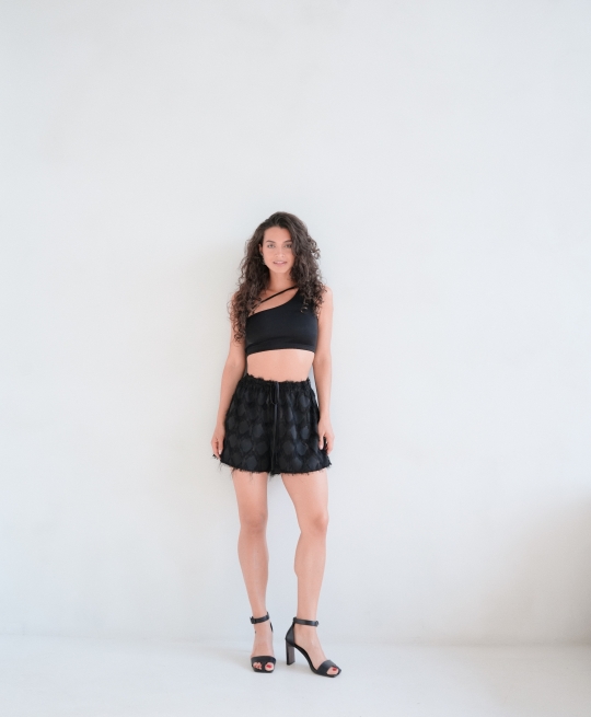 Топ асимметричный (черный)