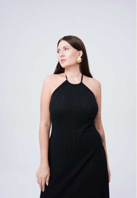 Платье Cruise с американской проймой (черный)