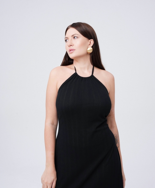 Платье Cruise с американской проймой (черный)