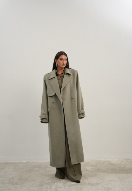 Пальто "Фемида" (шалфей)