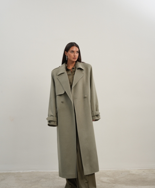 Пальто "Фемида" (шалфей)