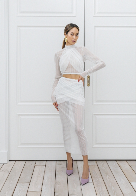 Юбка сетка MUSE (white)