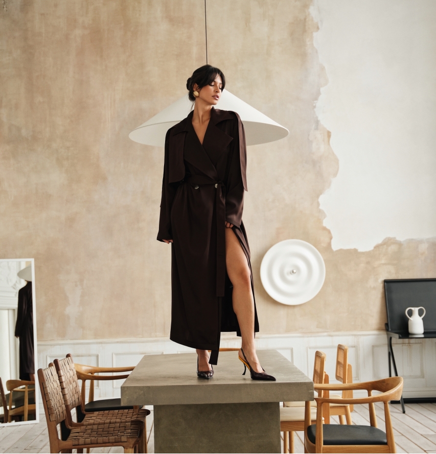 Платье-тренч